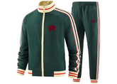 SweatRo Men's UNLV Rebels Two Piece Designer Tracksuit with Bold Striped Accents